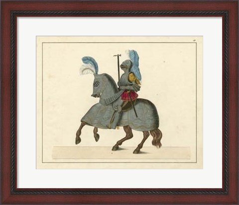 Framed Knights in Armour IV Print