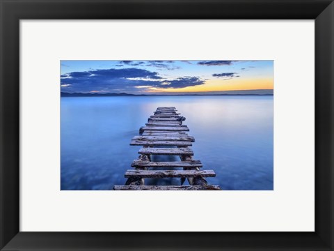 Framed Pier Print