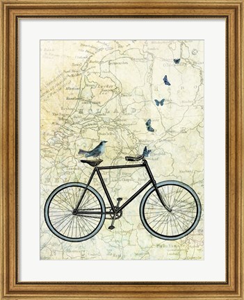 Framed Bike Country Print