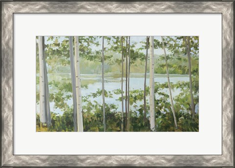 Framed Birch Lake Print