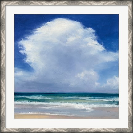 Framed Beach Clouds II Print