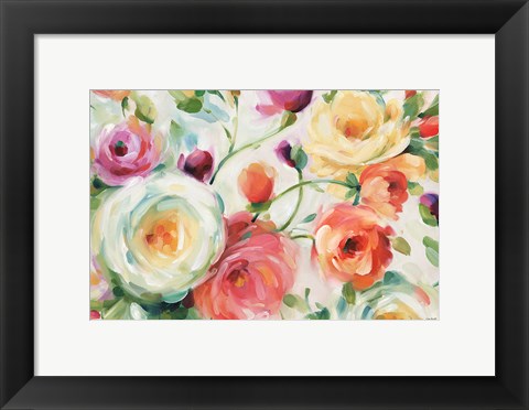 Framed Florabundance I Print
