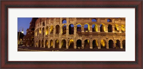 Framed Ruins of an Amphitheater, Coliseum, Rome, Italy Print