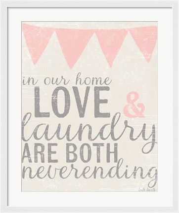 Framed Neverending Laundry Print