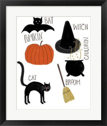 Framed Halloween Print