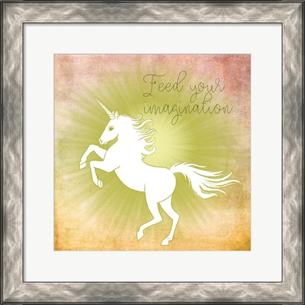 Framed Feed Your Imagination Print