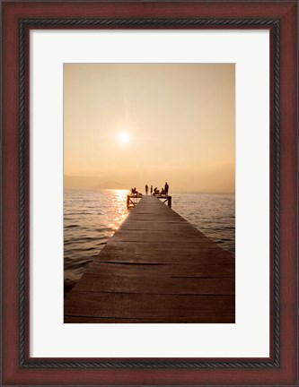 Framed Summer at the Lake II Print