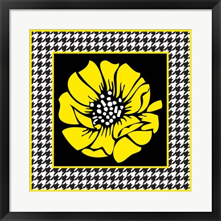 Framed Bold Yellow Flower XI Print