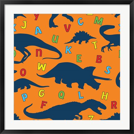 Framed Dinopolooza IV Print
