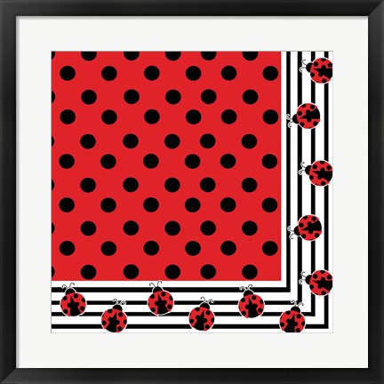 Framed Ladybug III Print