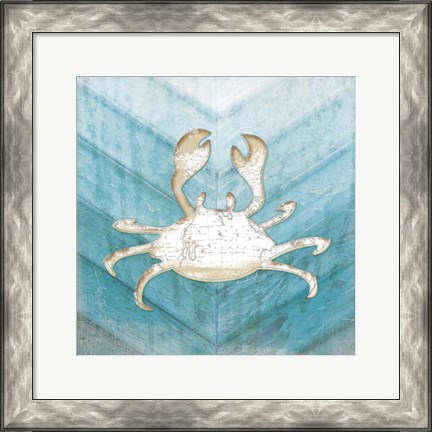 Framed Coastal Crab Print