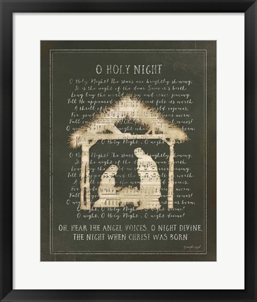 Framed O Holy Night II Print