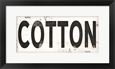 Framed Cotton Print