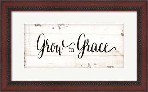 Framed Grow in Grace Print
