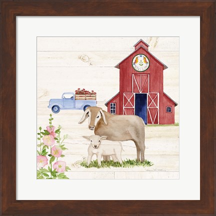 Framed Life on the Farm IV Print