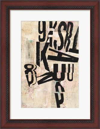 Framed Type Abstraction I Print