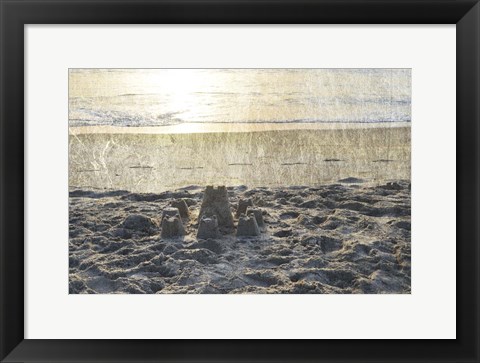 Framed Sand Castle III Print