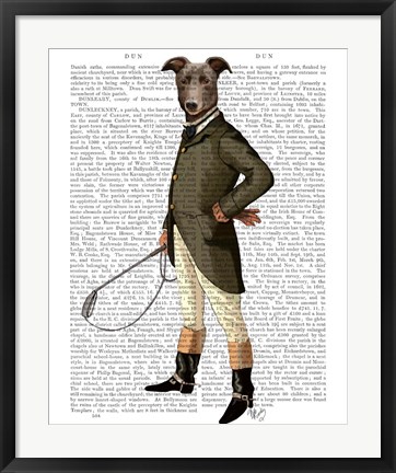 Framed Greyhound Rider Print