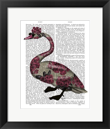 Framed Azalea Swan Print