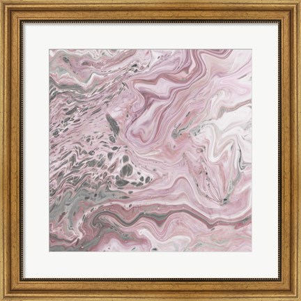 Framed Blush Minerals II Print