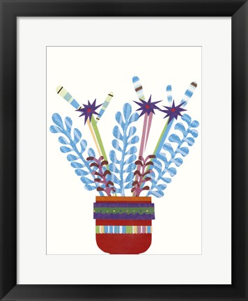 Framed Cheerful Succulent IV Print