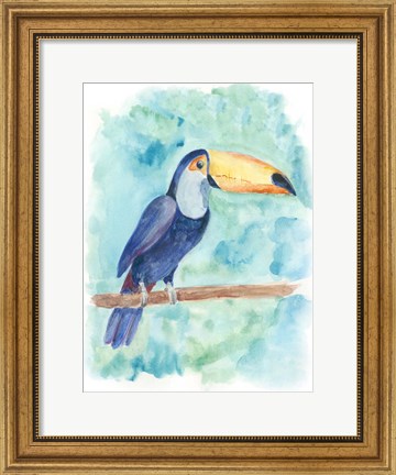Framed Sweet Tropical Bird I Print