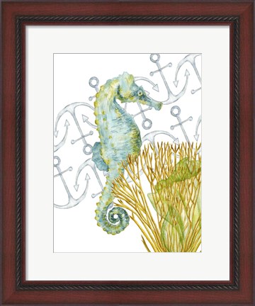 Framed Undersea Creatures I Print
