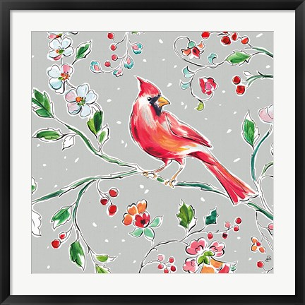 Framed Holiday Wings IV Print