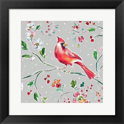 Framed Holiday Wings IV Print