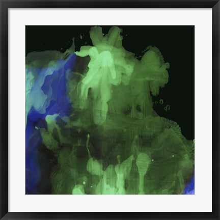 Framed Neon Spill II Print