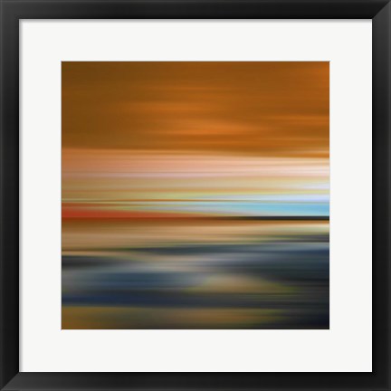 Framed Blurred Landscape I Print