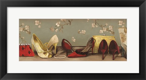 Framed Shoe Lineup Print