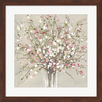 Framed Peach Blossom Print