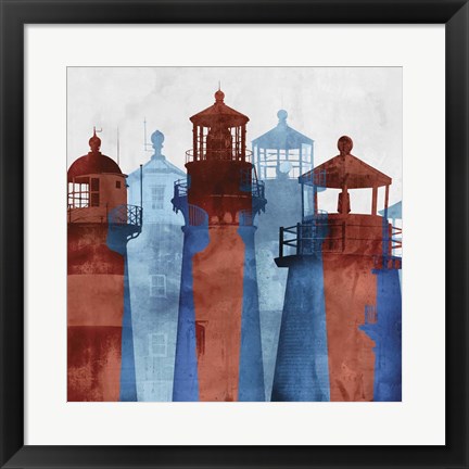 Framed Lighthouse II Print