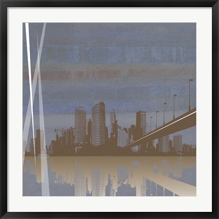 Framed City Scape Print