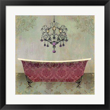 Framed Boudoir Bath II Print