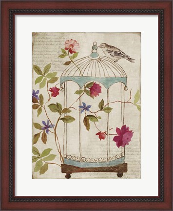 Framed Birds Escape Print