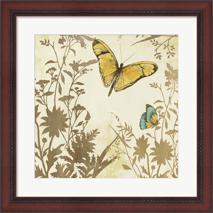 Framed Butterfly in Flight I Print