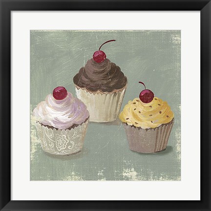 Framed Cupcakes Print