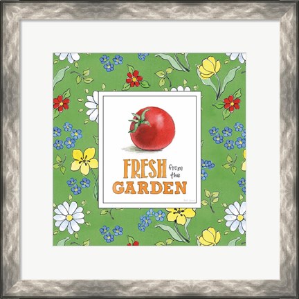 Framed Fresh From the Garden V Print