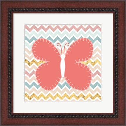 Framed Baby Quilt Gold III Print