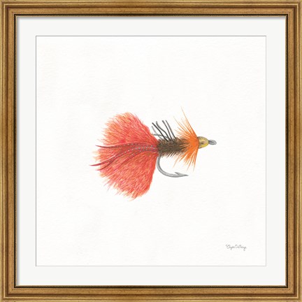 Framed Gone Fishin VIII Print