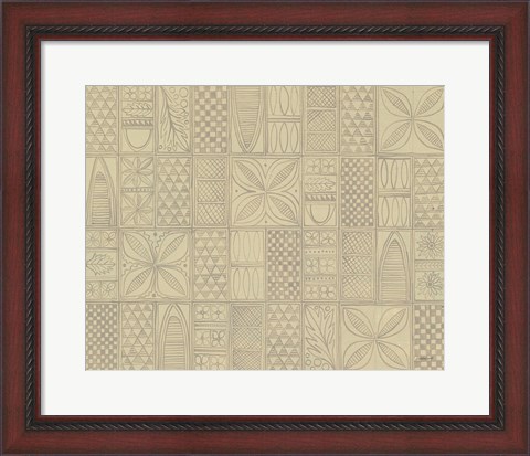 Framed Patterns of the Amazon II Print