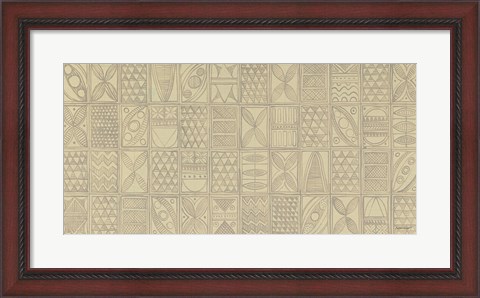 Framed Patterns of the Amazon I Print