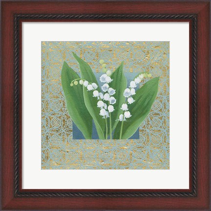 Framed Lilies of the Valley III Print