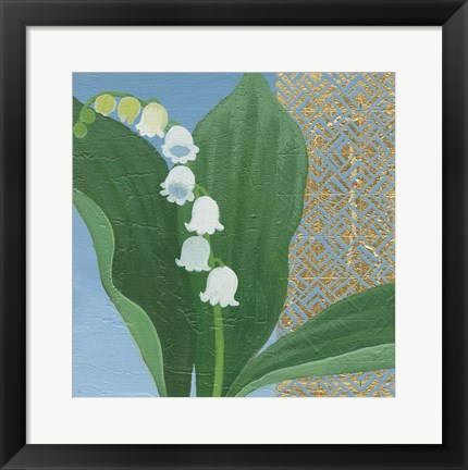 Framed Lilies of the Valley II Print
