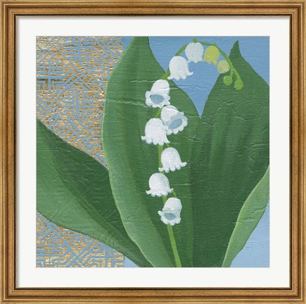 Framed Lilies of the Valley I Print