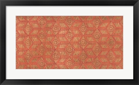 Framed Copper Pattern I Print