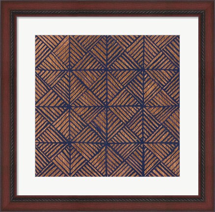 Framed Copper Pattern II Print