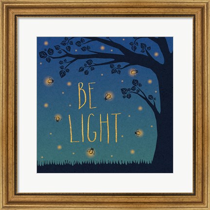 Framed Twilight Fireflies IV Print